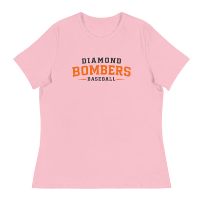 Performance | Women's Relaxed T Shirt | Diamond Bombers | Modern Script Logo