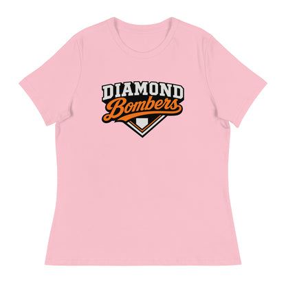 Performance | Women's Relaxed T Shirt | Diamond Bombers | Emblem Logo