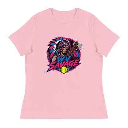 Performance | Women's Relaxed T Shirt | Savage | Crest Logo
