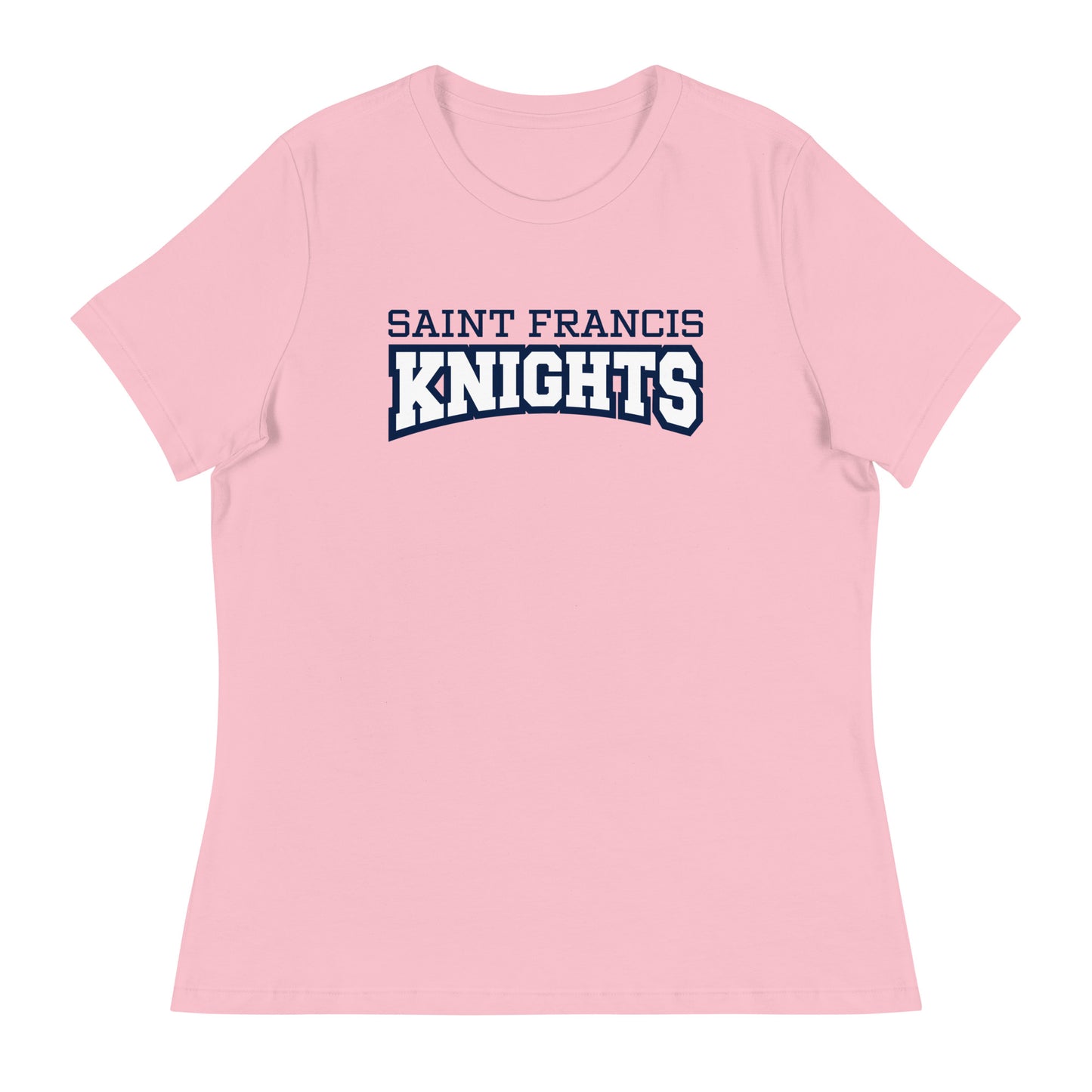 Performance | Women's Relaxed T Shirt | Saint Francis School | Modern Script Logo