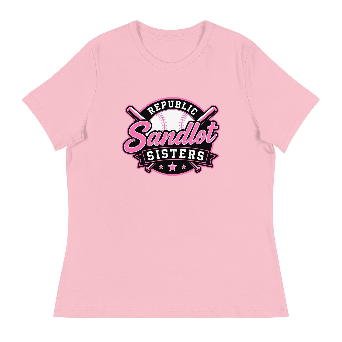Performance | Women's Relaxed T Shirt | Sandlot Sisters | Badge Logo