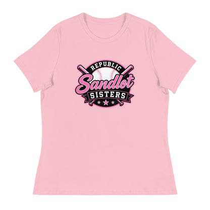 Performance | Women's Relaxed T Shirt | Sandlot Sisters | Badge Logo