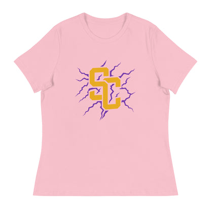 Performance | Women's Relaxed T Shirt | Shock City FC | SC Mark Logo