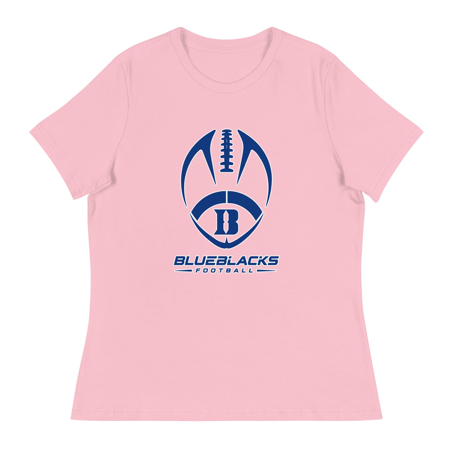 Performance | Women's Relaxed T Shirt | Blueblacks Football Club | Emblem Logo