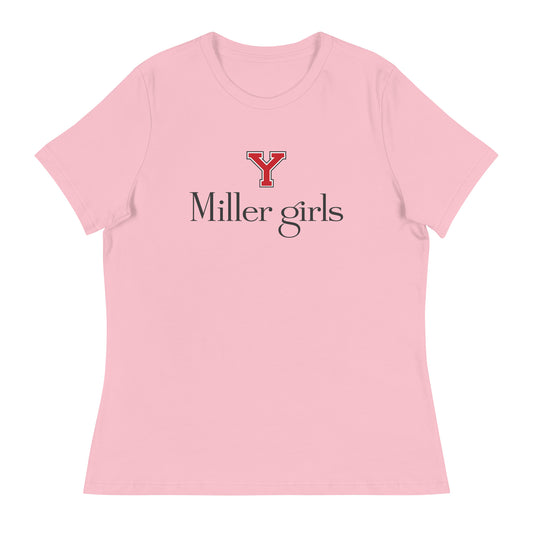 Performance | Women's Relaxed T Shirt | Yukon Student Council | Miller Girls Logo
