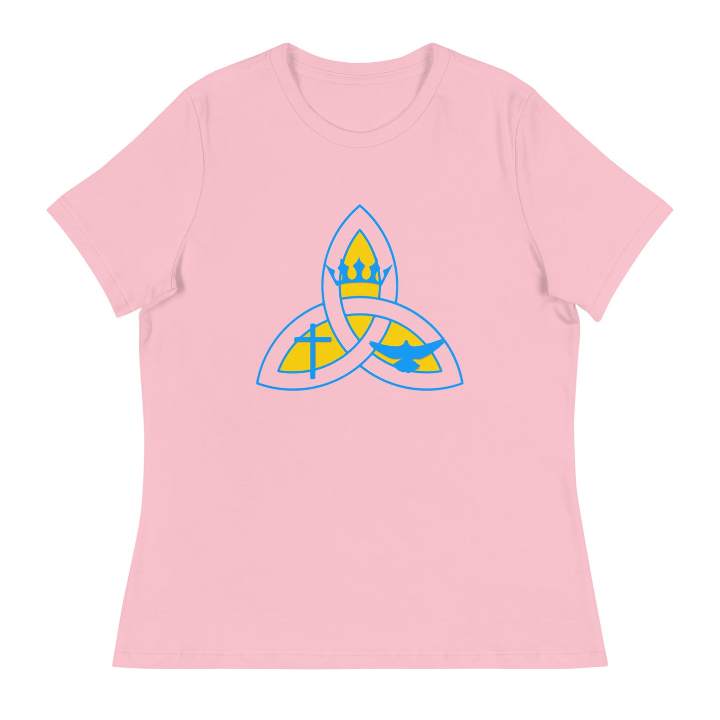 Performance | Women's Relaxed T Shirt | God’s Angels | Crest Logo