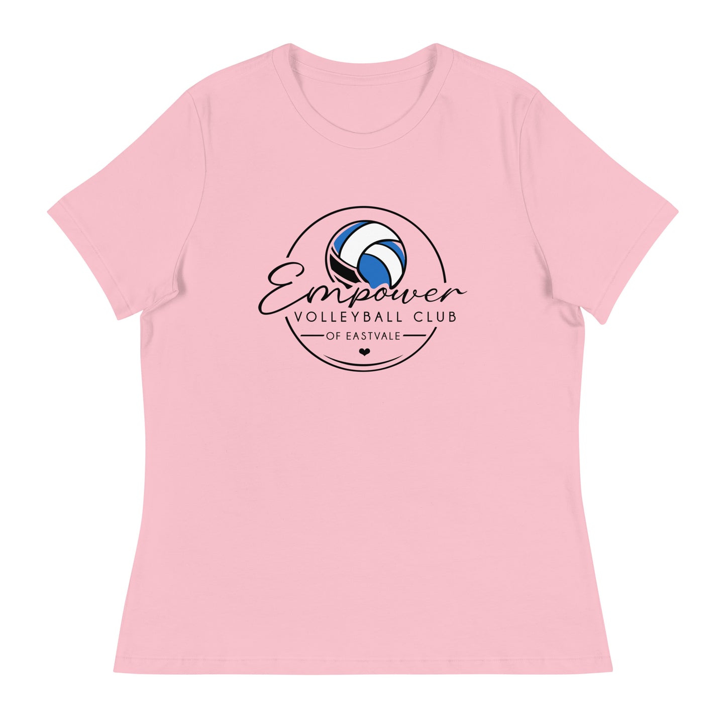 Performance | Women's Relaxed T Shirt | Empower Volleyball Club | Icon Logo