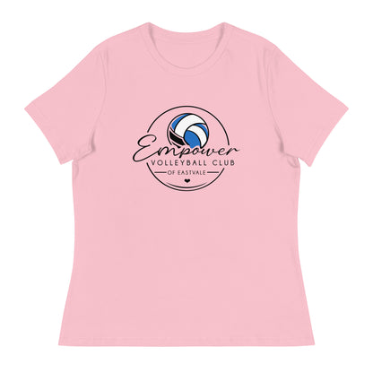 Performance | Women's Relaxed T Shirt | Empower Volleyball Club | Icon Logo