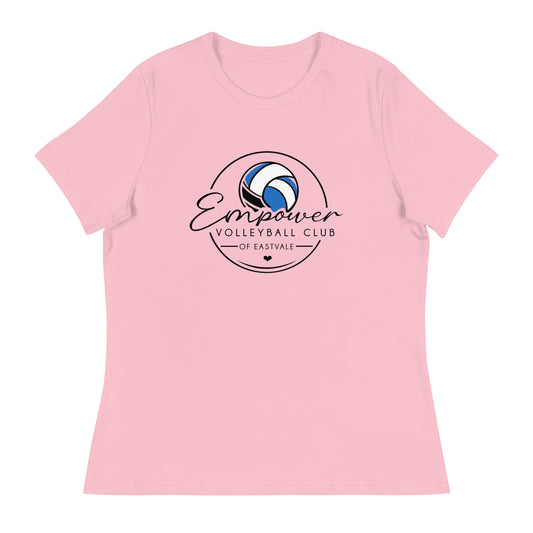 Performance | Women's Relaxed T Shirt | Empower Volleyball Club | Icon Logo