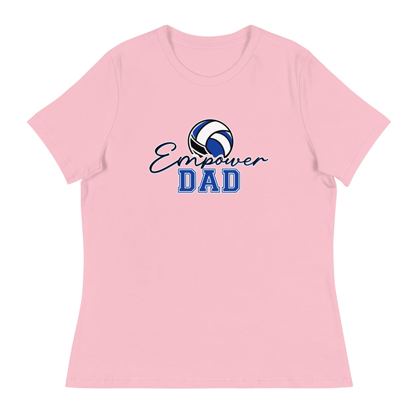 Performance | Women's Relaxed T Shirt | Empower Volleyball Club | Dad Crest Logo
