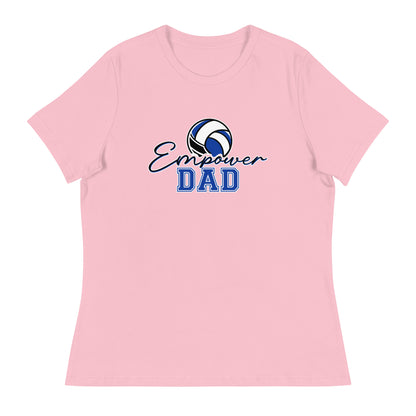 Performance | Women's Relaxed T Shirt | Empower Volleyball Club | Dad Crest Logo