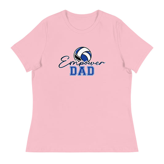 Performance | Women's Relaxed T Shirt | Empower Volleyball Club | Dad Crest Logo