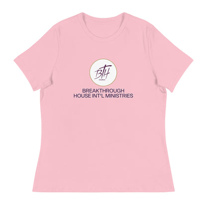 Performance | Women's Relaxed T Shirt | Breakthrough House International Ministries | Crest Logo