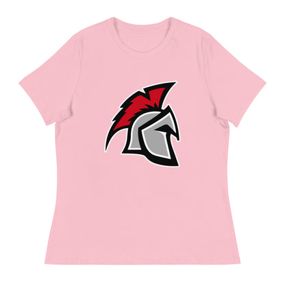 Performance | Women's Relaxed T Shirt | Sanford Spartans | Emblem Logo