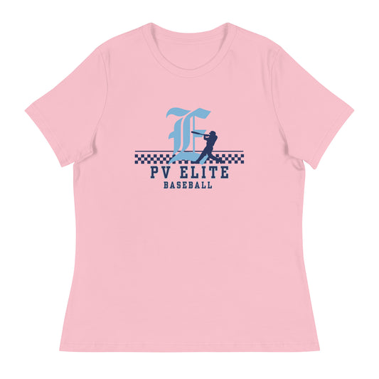 Performance | Women's Relaxed T Shirt | PV Elite 7U Baseball | Valor Logo