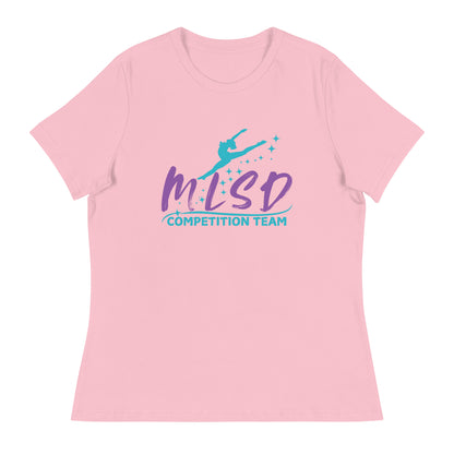 Performance | Women's Relaxed T Shirt | Miss Lorraine’s School of Dance | Lettermark Logo