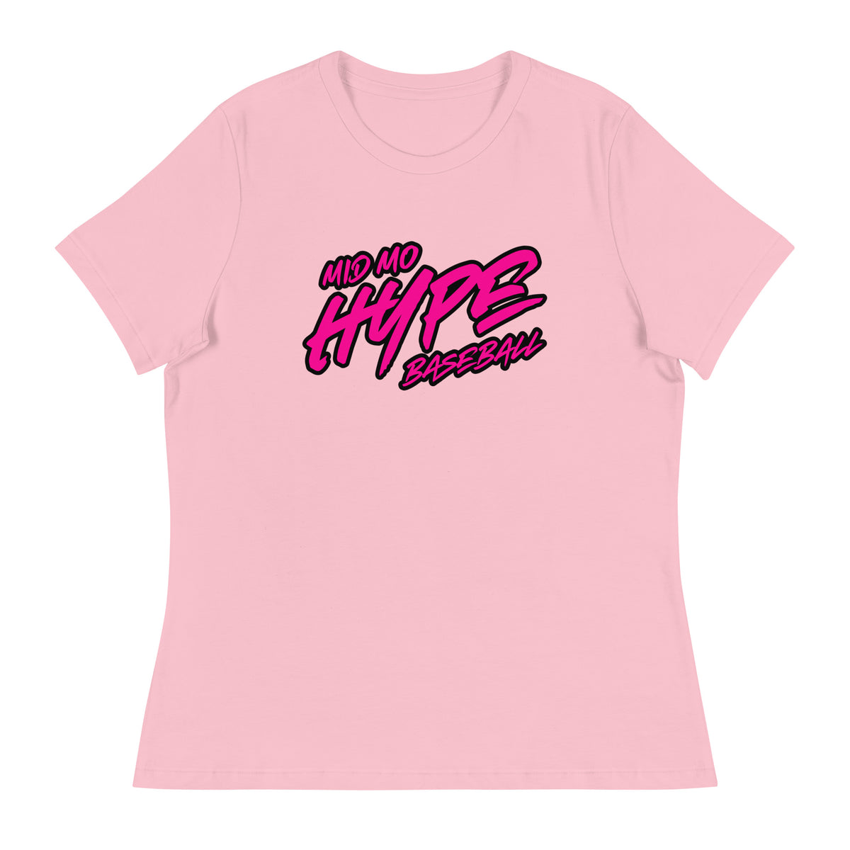 Performance | Women's Relaxed T Shirt | Hype Baseball Club | Crest Logo