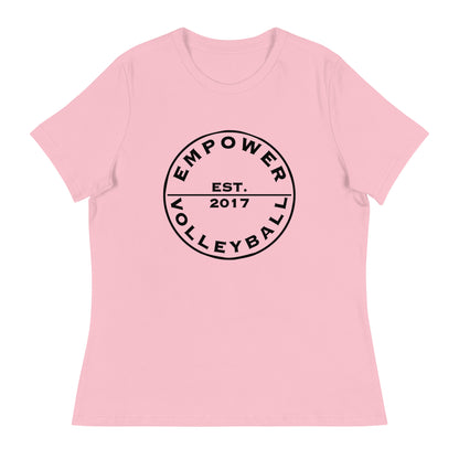 Performance | Women's Relaxed T Shirt | Empower Volleyball Club | Valor Logo