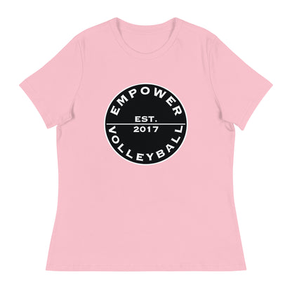Performance | Women's Relaxed T Shirt | Empower Volleyball Club | Alpha Spike Logo