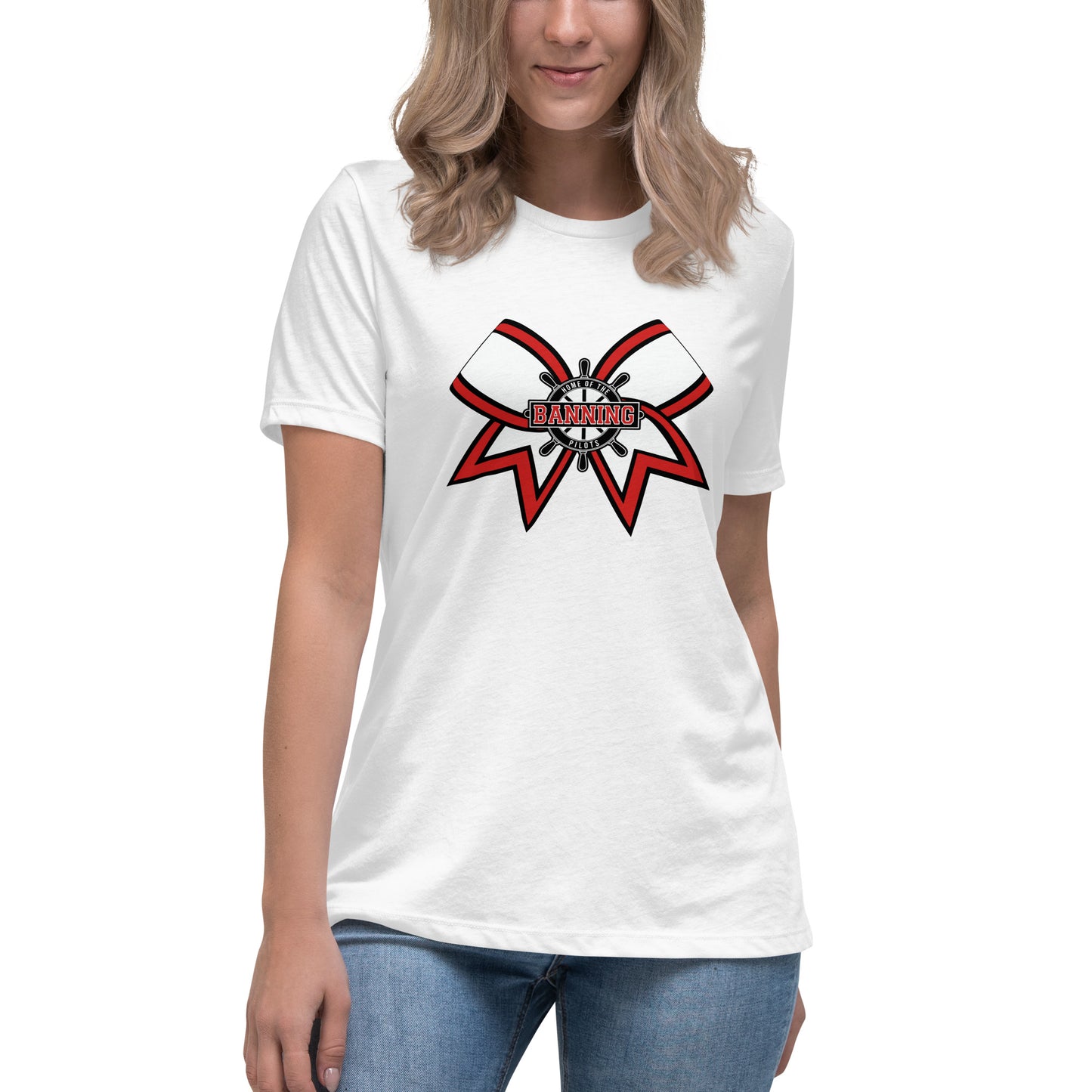 Performance | Women's Relaxed T Shirt | BHS Coed Cheer | Bow Logo