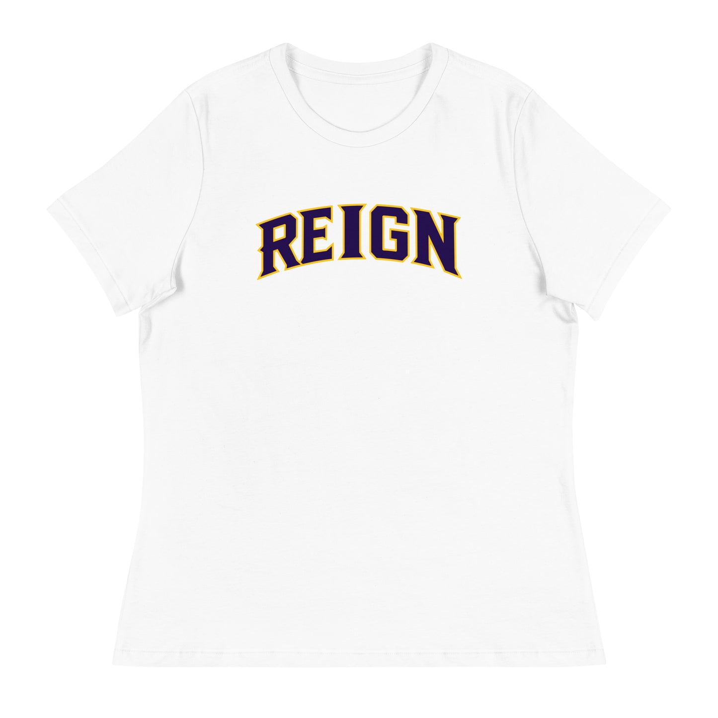 Performance | Women's Relaxed T Shirt | REIGN 10U Softball | Script Logo