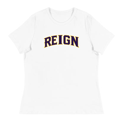 Performance | Women's Relaxed T Shirt | REIGN 10U Softball | Script Logo