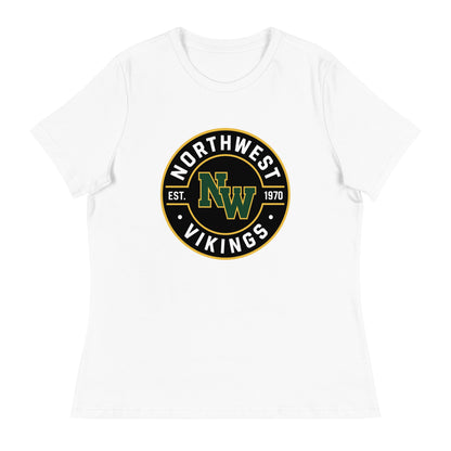 Performance | Women's Relaxed T Shirt | Northwest High School | Badge Logo