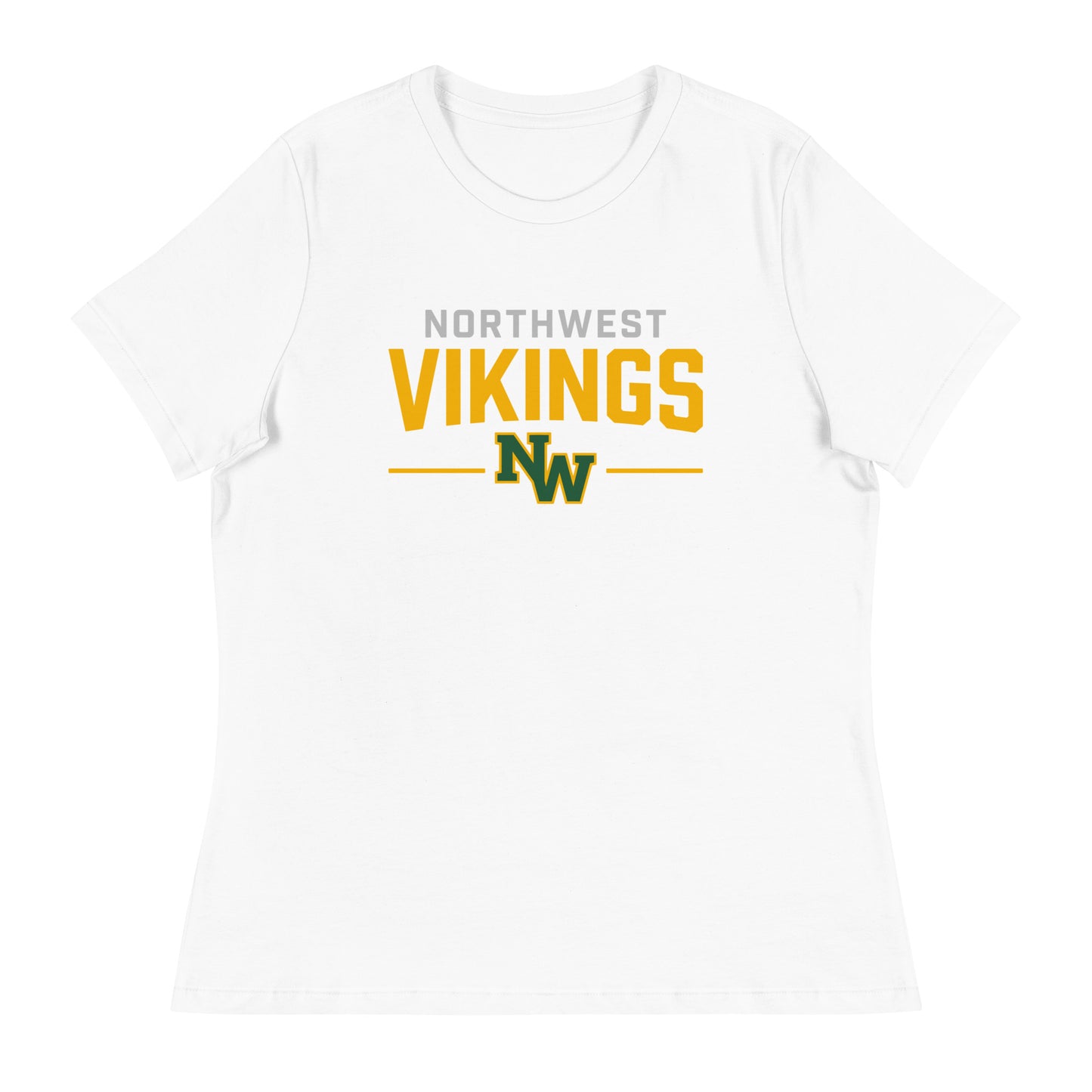 Performance | Women's Relaxed T Shirt | Northwest High School | Vikings Logo