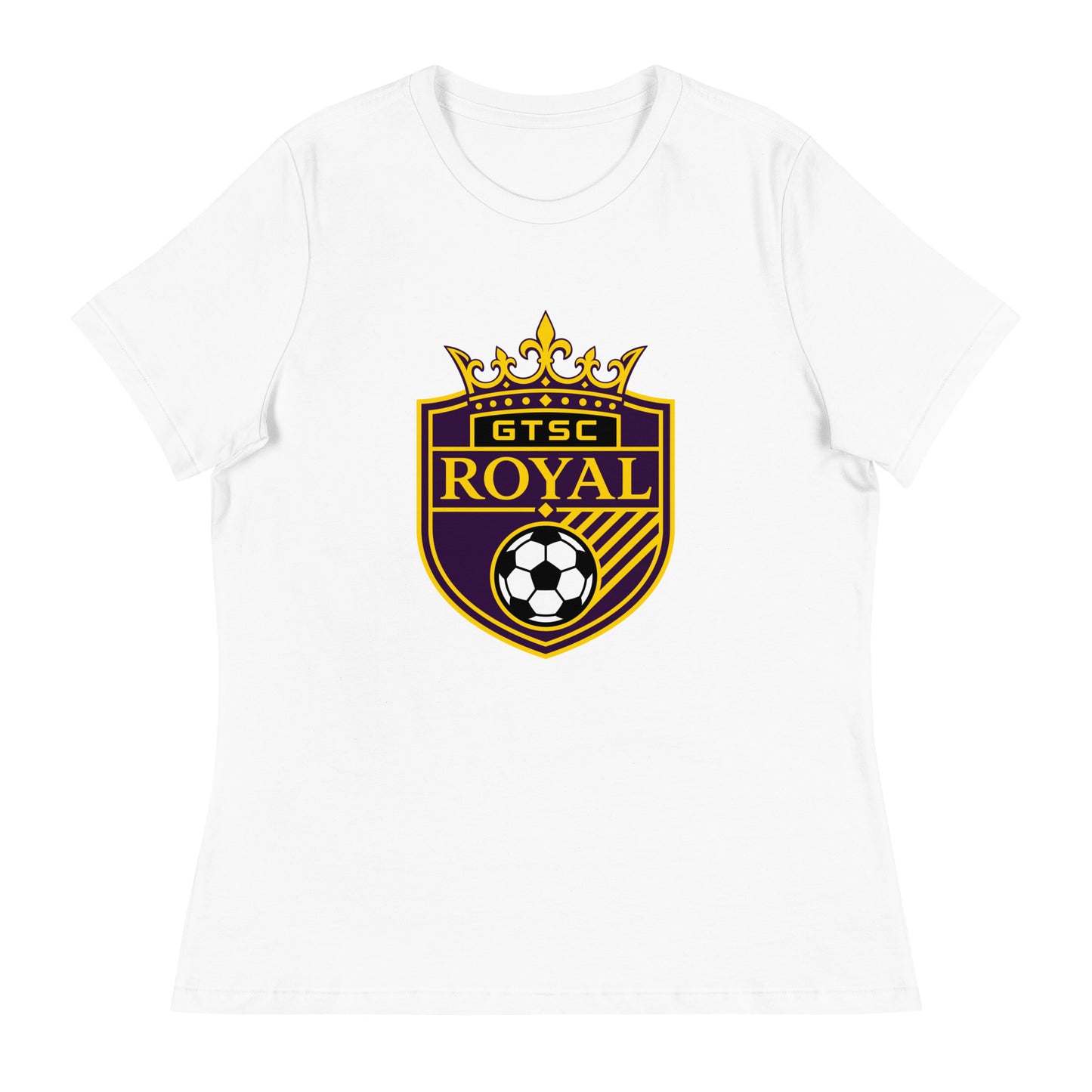 Performance | Women's Relaxed T Shirt | GTSC Royal | Shield Logo