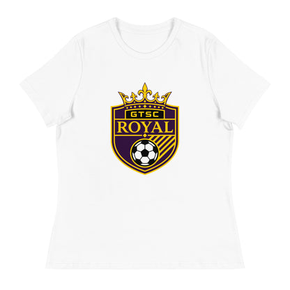 Performance | Women's Relaxed T Shirt | GTSC Royal | Shield Logo