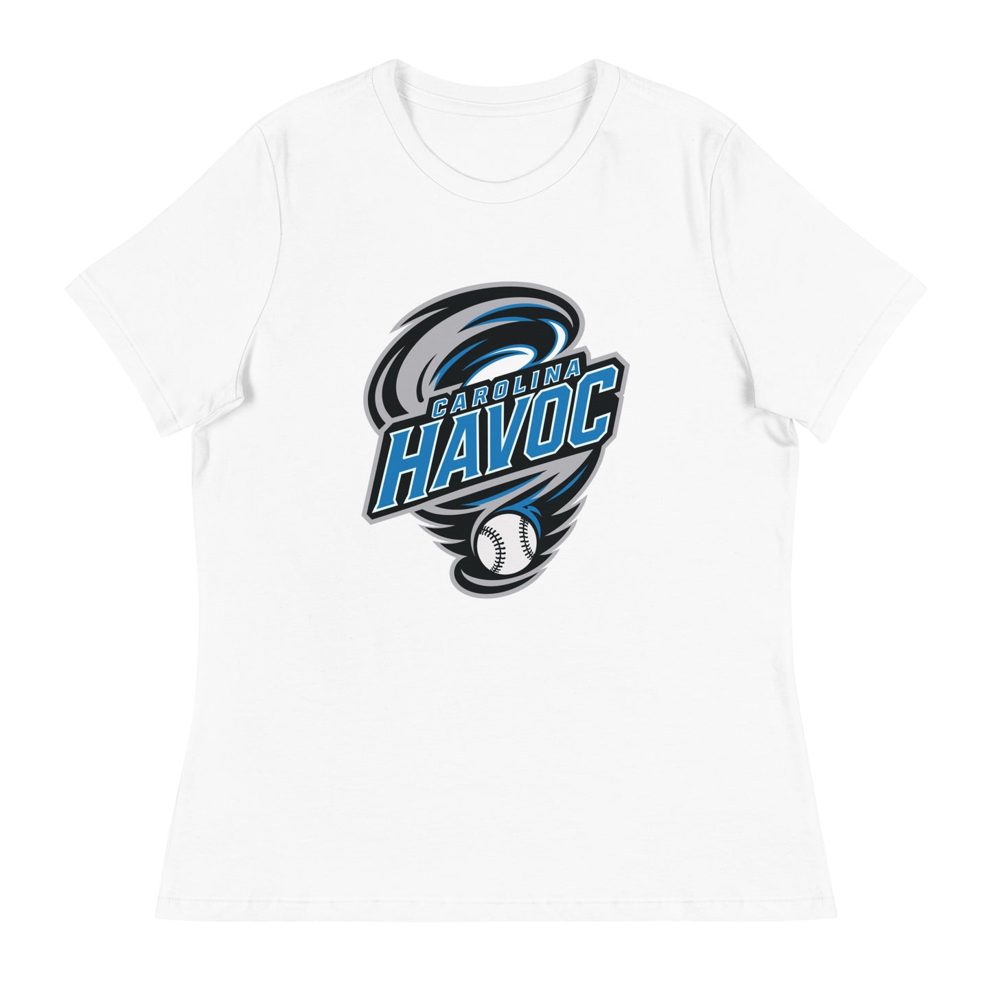 Performance | Women's Relaxed T Shirt | Carolina Havoc | Twister League Crest Logo