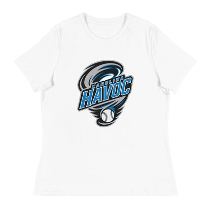 Performance | Women's Relaxed T Shirt | Carolina Havoc | Twister League Crest Logo