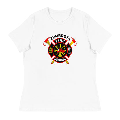 Performance | Women's Relaxed T Shirt | Zumbrota Fire Department | Vanguard Logo