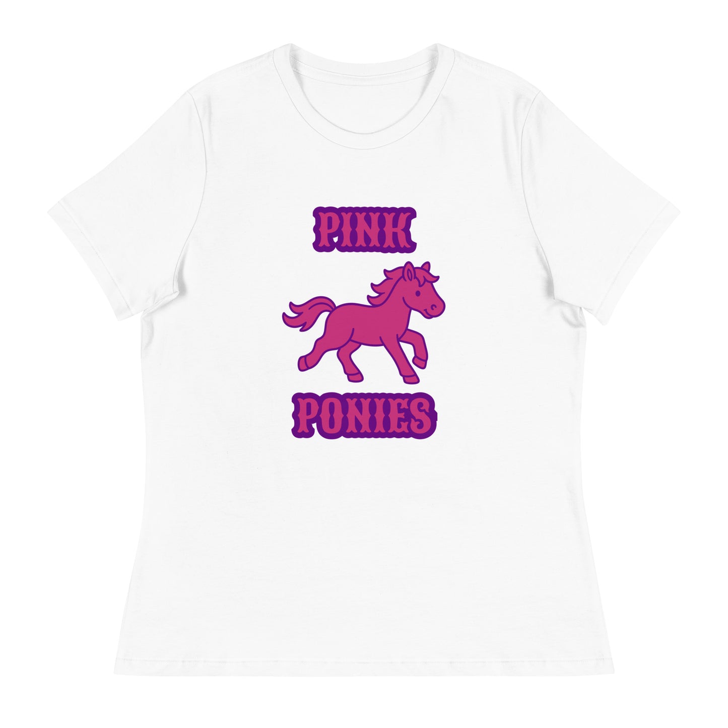 Performance | Women's Relaxed T Shirt | Pink Pony Athletic Club | Emblem Logo