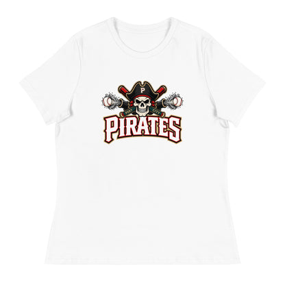 Performance | Women's Relaxed T Shirt | Port City Pirates | Cannonball Portside Logo