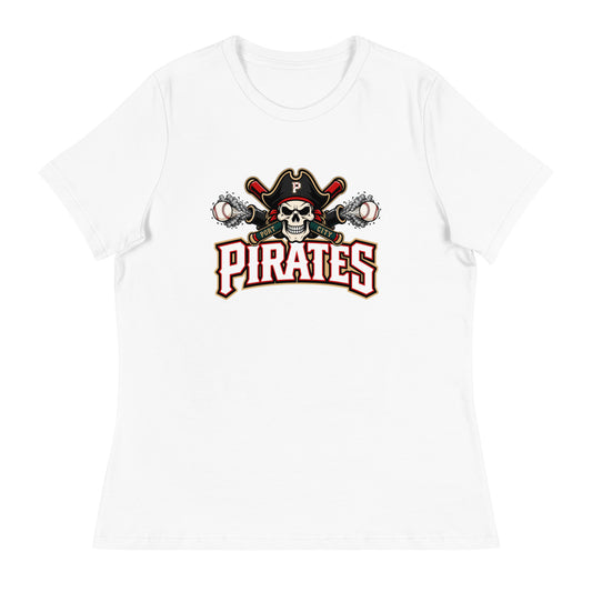 Performance | Women's Relaxed T Shirt | Port City Pirates | Cannonball Portside Logo