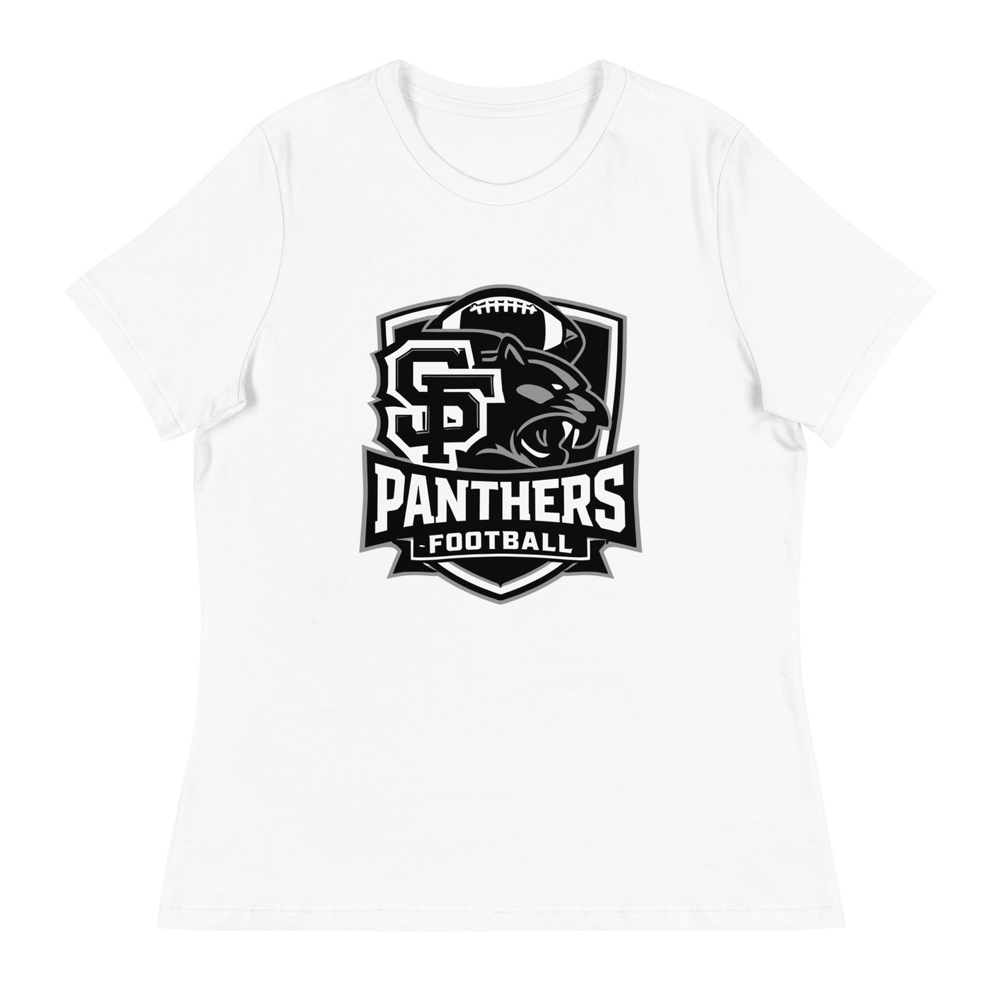 Performance | Women's Relaxed T Shirt | Samuel Fels Football | Shield Logo