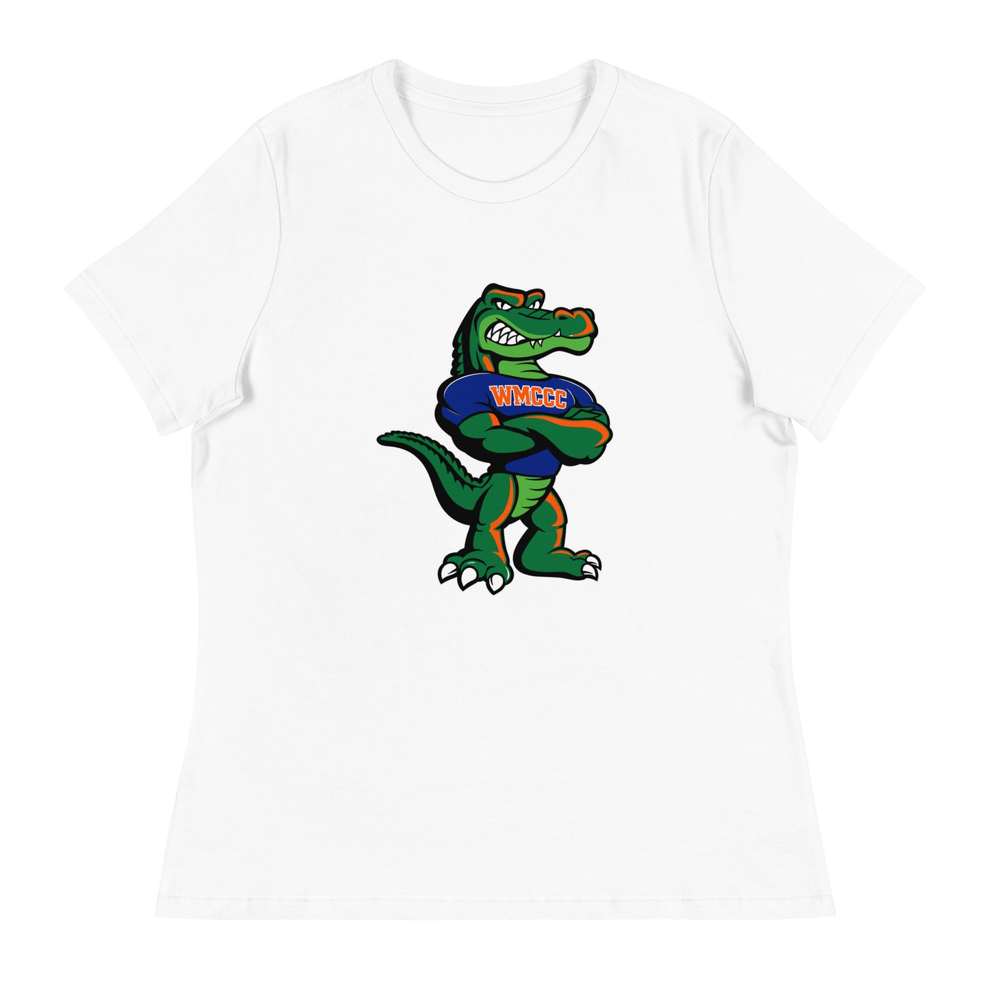 Performance | Women's Relaxed T Shirt | West Memphis Community Christian College Gators | Mascot Logo