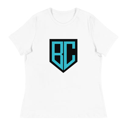 Performance | Women's Relaxed T Shirt | Blue Collar Softball 2034 | Crest Logo