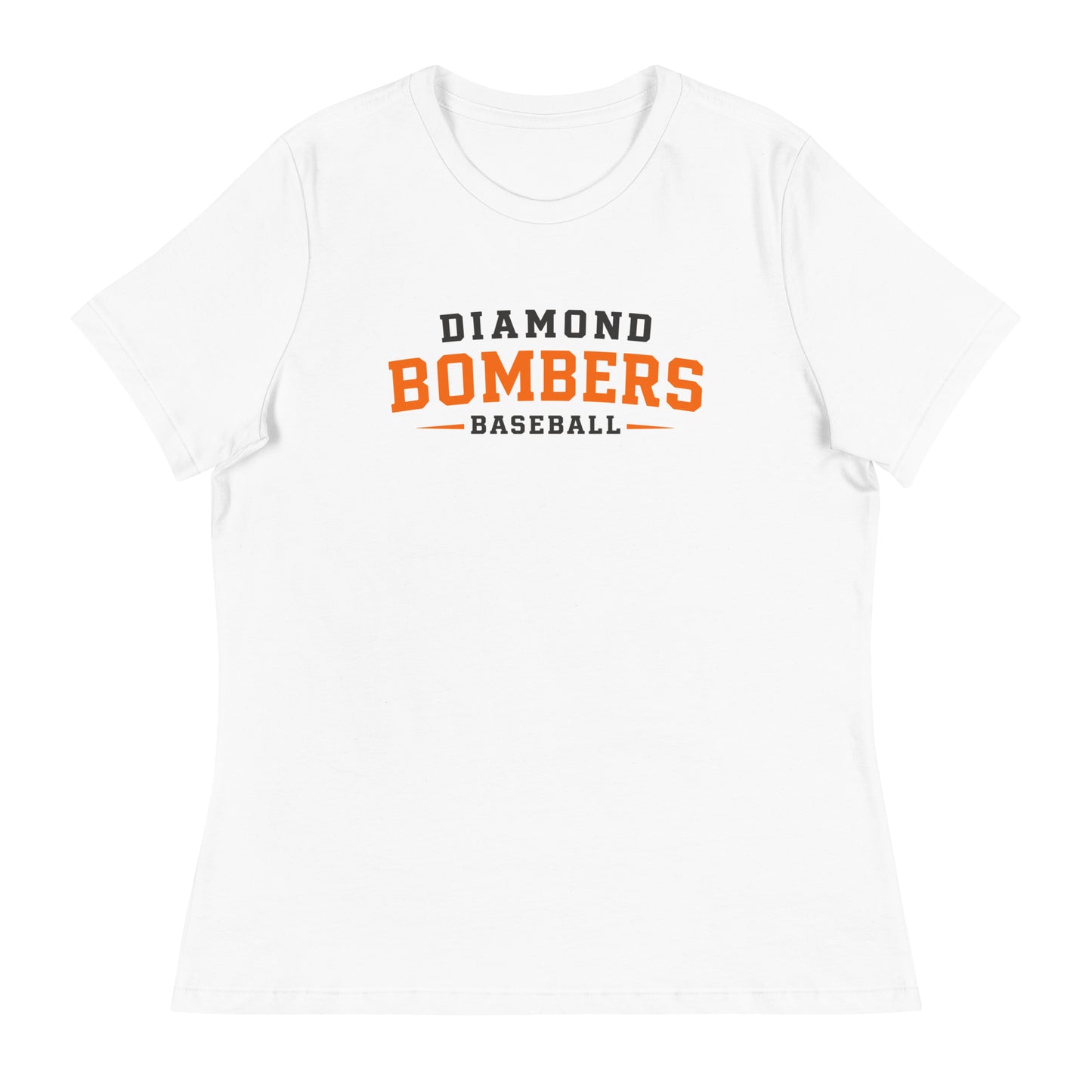 Performance | Women's Relaxed T Shirt | Diamond Bombers | Modern Script Logo