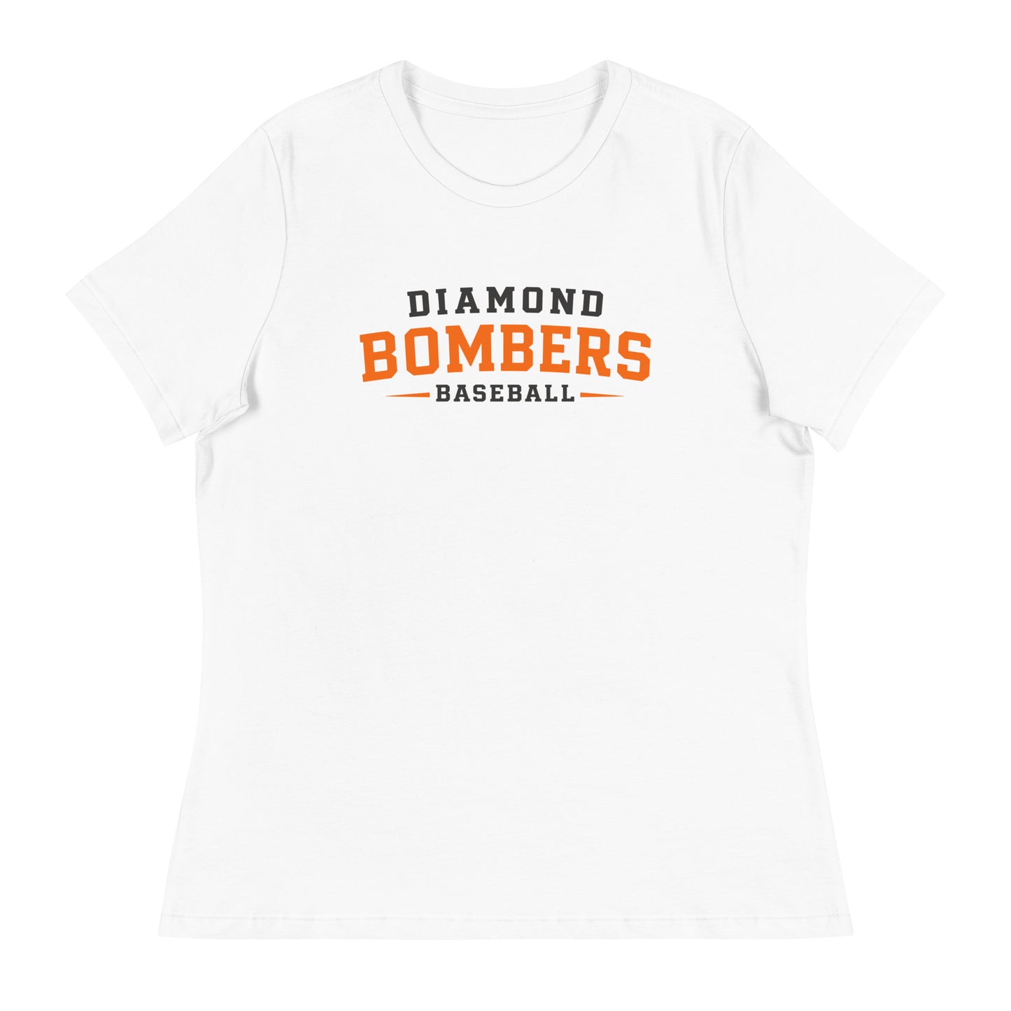 Performance | Women's Relaxed T Shirt | Diamond Bombers | Modern Script Logo