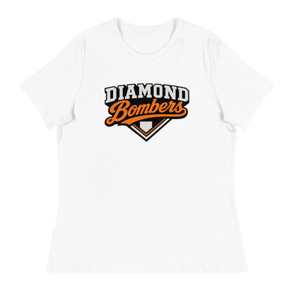 Performance | Women's Relaxed T Shirt | Diamond Bombers | Emblem Logo