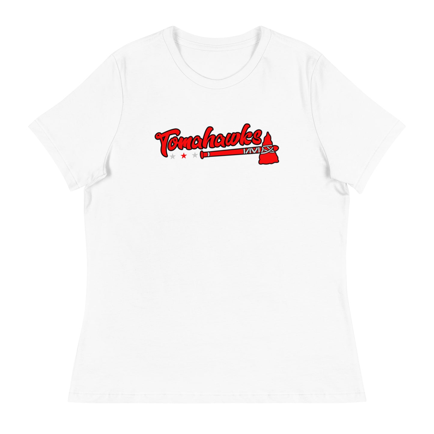 Performance | Women's Relaxed T Shirt | Tomahawks | Crest Logo