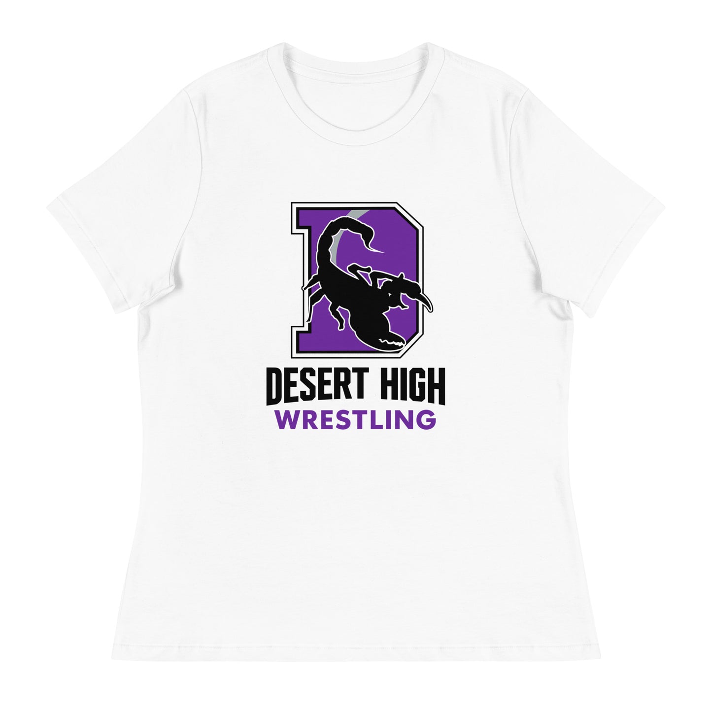 Performance | Women's Relaxed T Shirt | Desert High Scorpions | Crest Logo