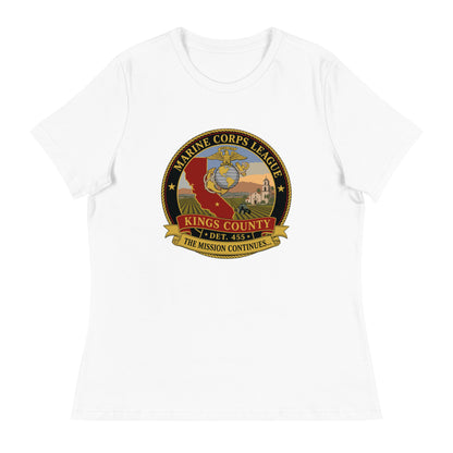 Performance | Women's Relaxed T Shirt | Marine Corps League kings County Det 455 | Shield Logo