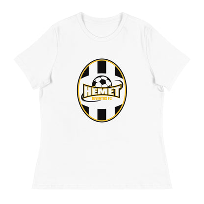 Performance | Women's Relaxed T Shirt | Hemet Juventus | Crest Logo
