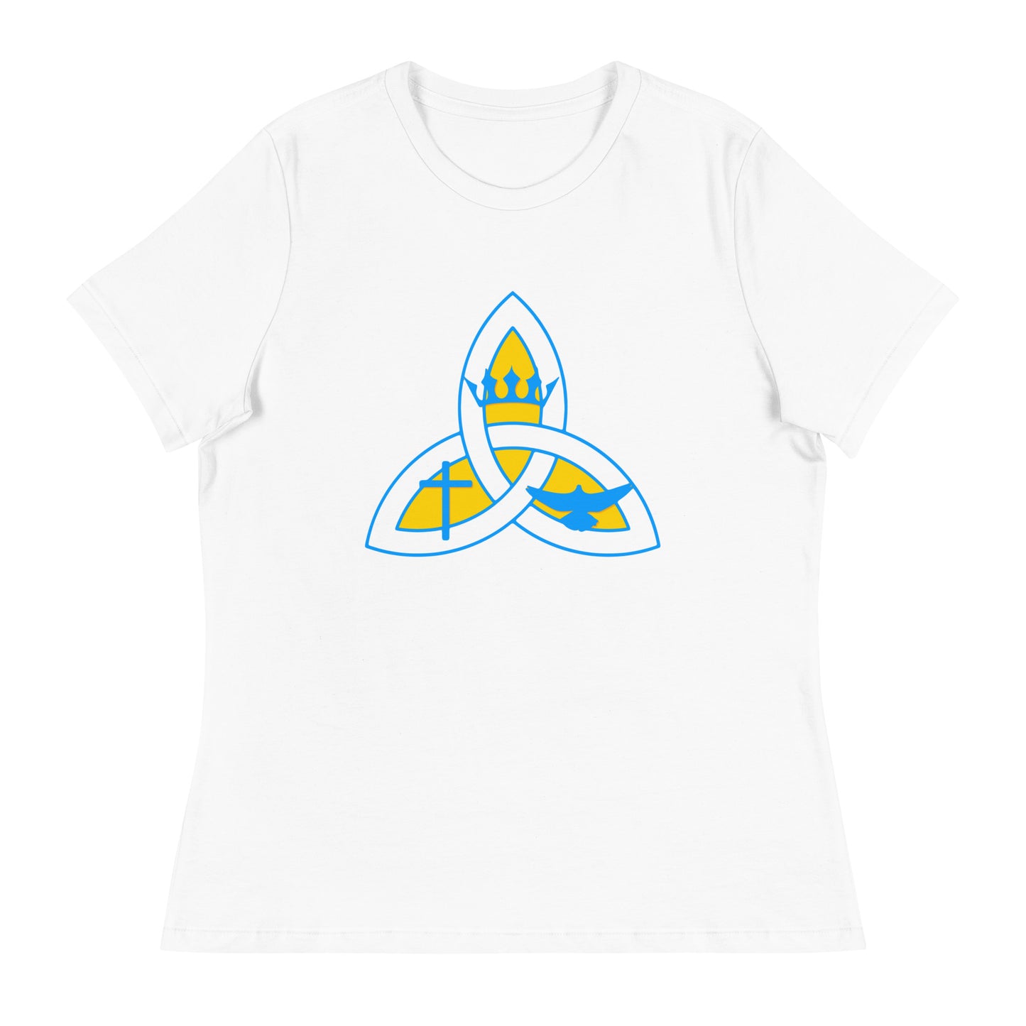 Performance | Women's Relaxed T Shirt | God’s Angels | Crest Logo