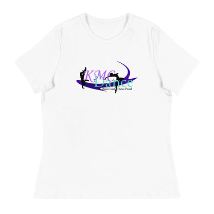 Performance | Women's Relaxed T Shirt | KMC Dance & Gymnastics | Emblem Logo