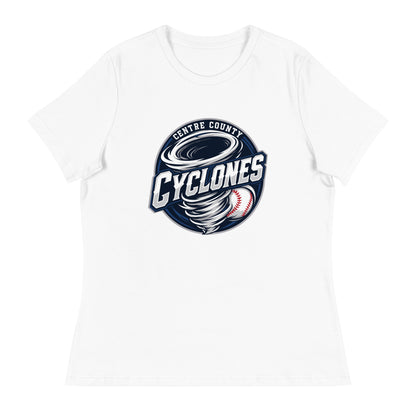Performance | Women's Relaxed T Shirt | Centre County Cyclones | Badge Logo