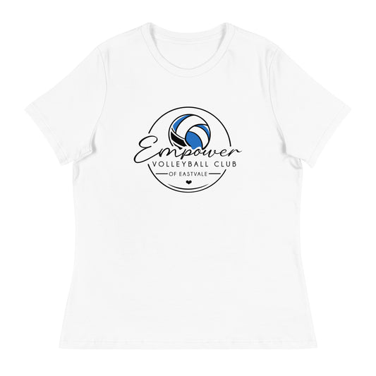 Performance | Women's Relaxed T Shirt | Empower Volleyball Club | Icon Logo